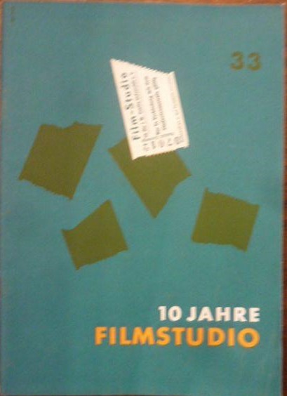 FILMSTUDIO magazine side cover Issue 33   1961