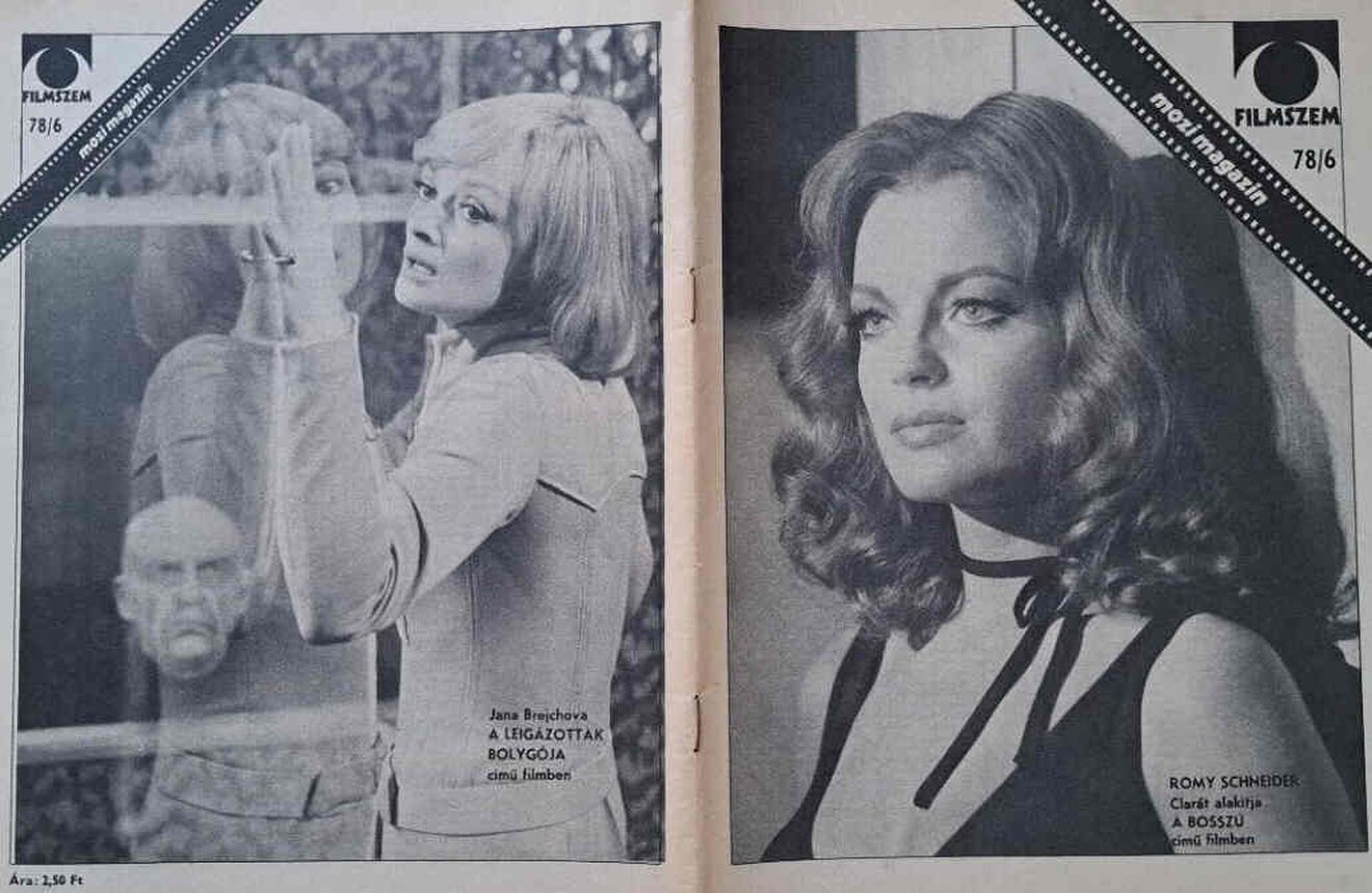 FILMSZEM magazine side cover Issue 6  1978