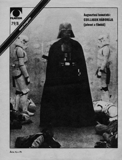 FILMSZEM magazine side cover Issue 8  1979