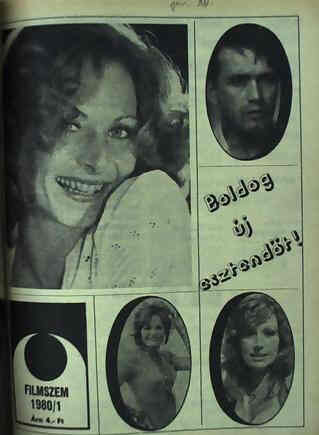 FILMSZEM magazine side cover Issue 1  1980