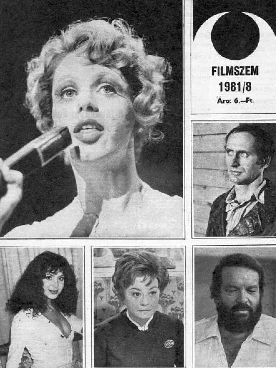 FILMSZEM magazine side cover Issue 8  1981