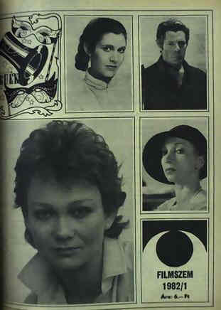 FILMSZEM magazine side cover Issue 1  1982