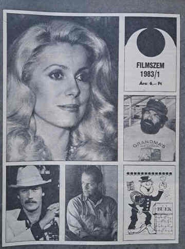 FILMSZEM magazine side cover Issue 1  1983