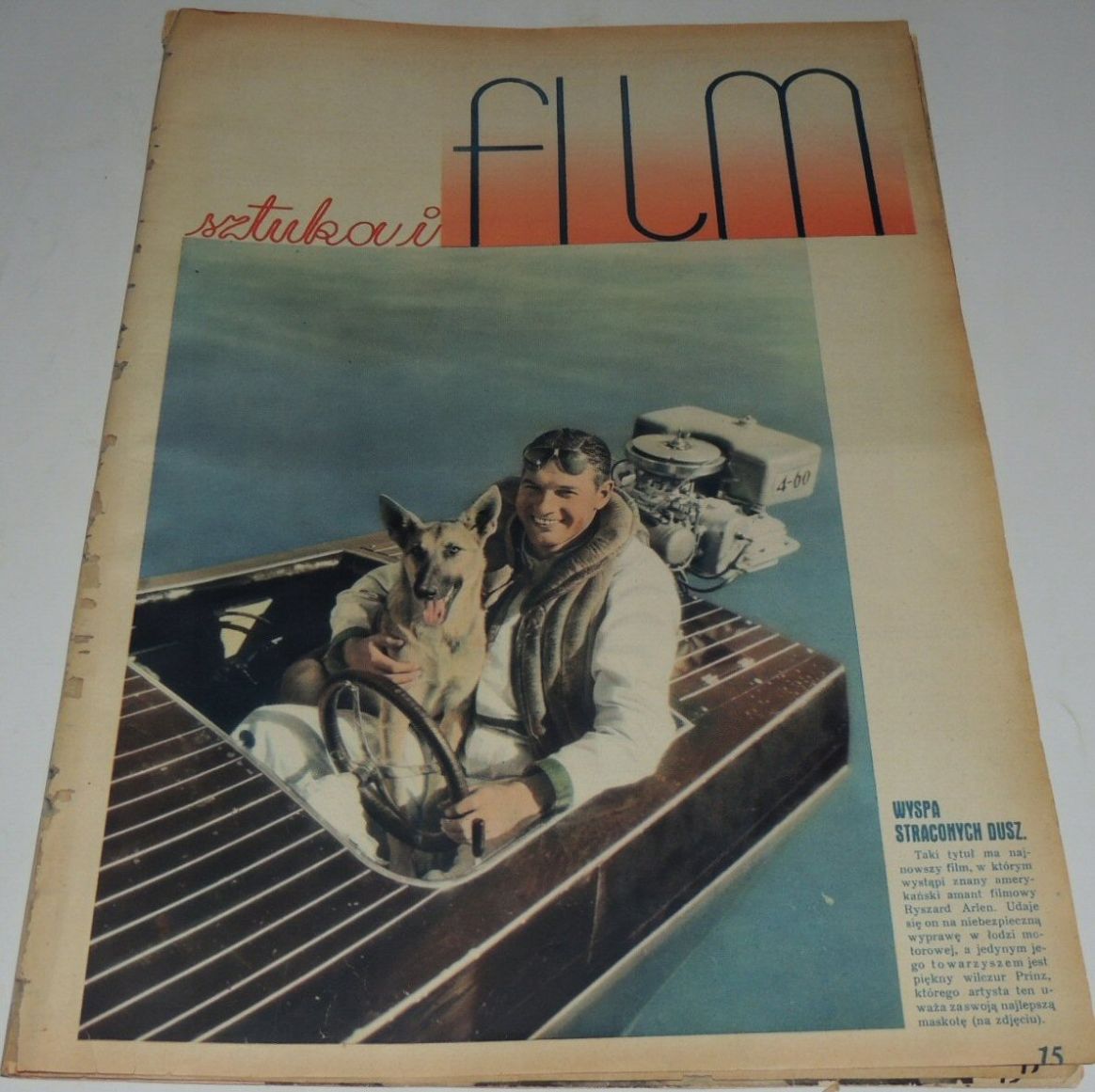 FILM SZTUKA I magazine side cover Issue 24   1934