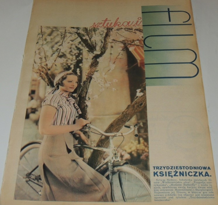 FILM SZTUKA I magazine side cover Issue 25   1934