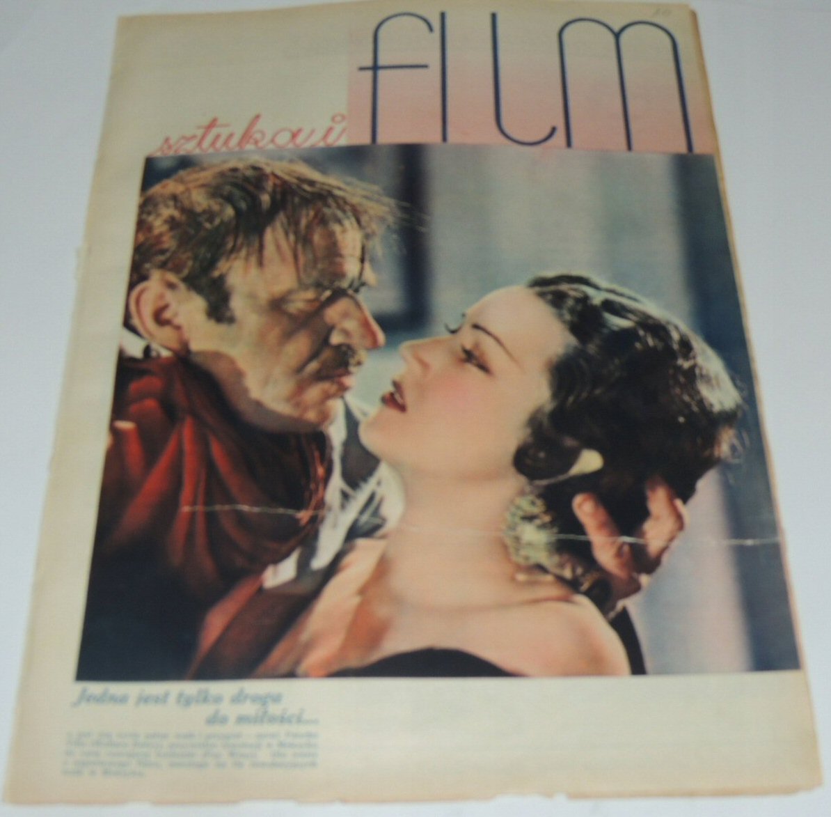 FILM SZTUKA I magazine side cover Issue 30   1934