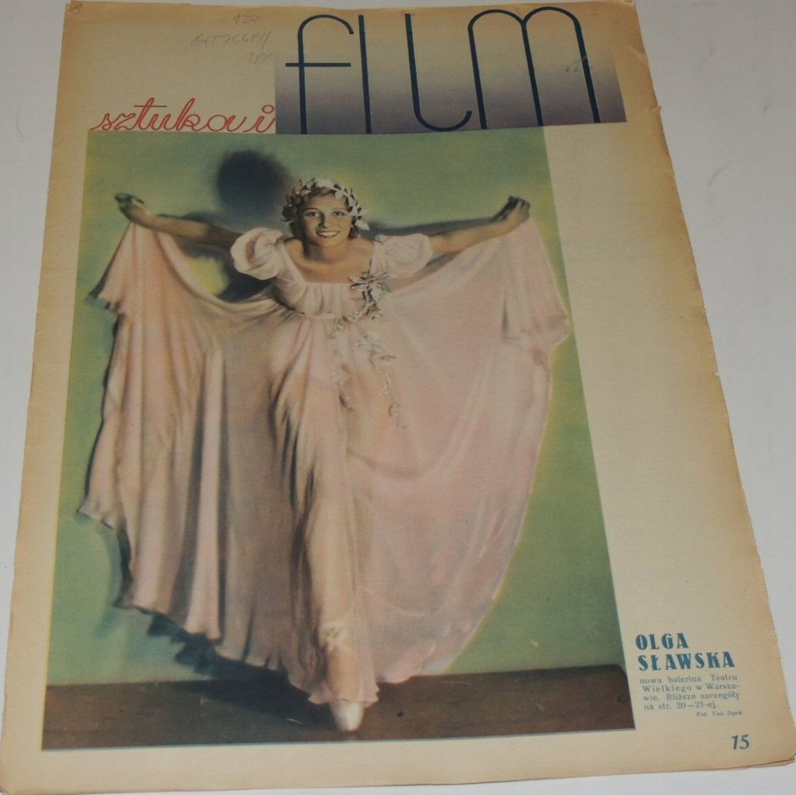 FILM SZTUKA I magazine side cover Issue 38   1934