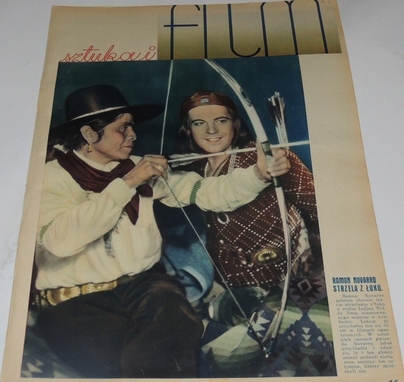 FILM SZTUKA I magazine side cover Issue 45   1934