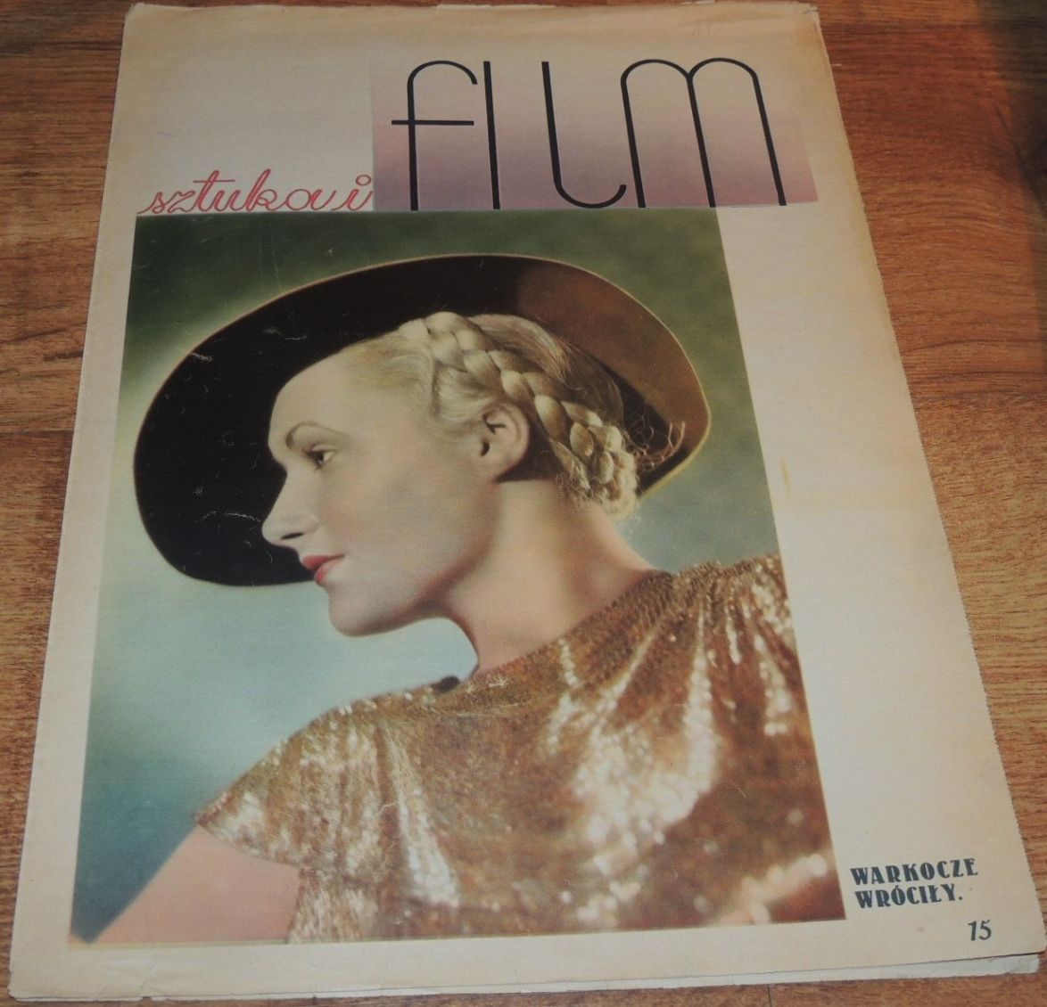 FILM SZTUKA I magazine side cover Issue 20   1935