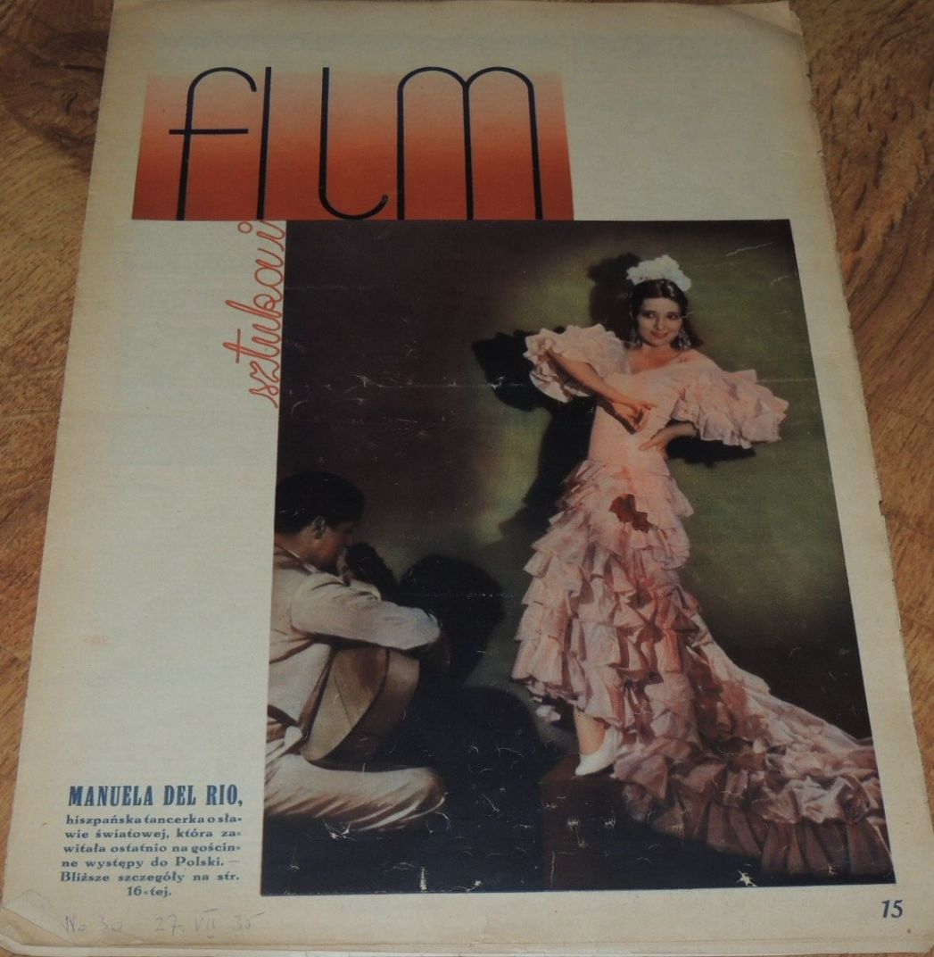 FILM SZTUKA I magazine side cover Issue 30   1935