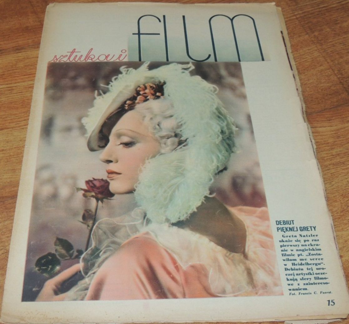 FILM SZTUKA I magazine side cover Issue 32   1935