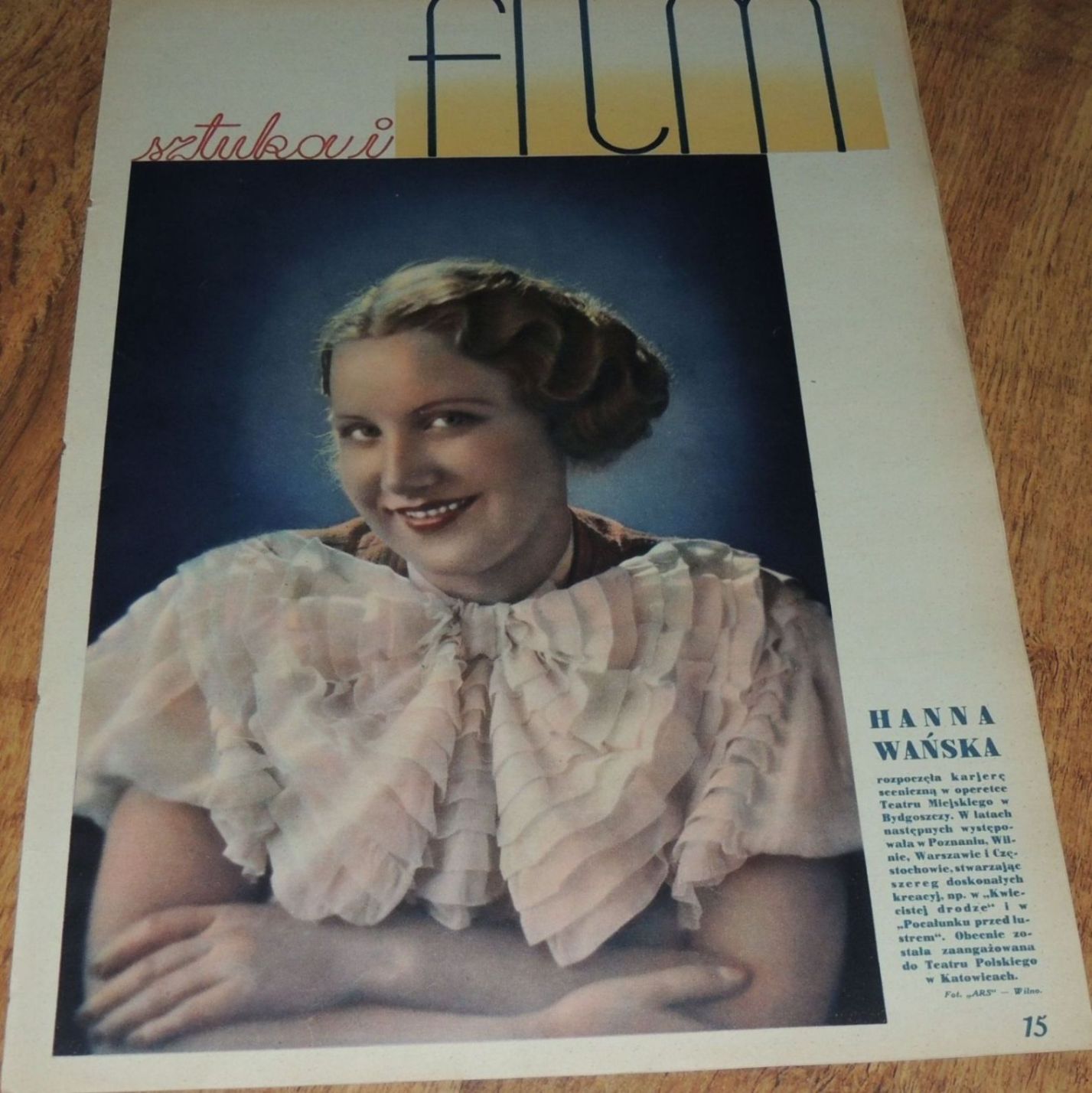 FILM SZTUKA I magazine side cover Issue 38   1935