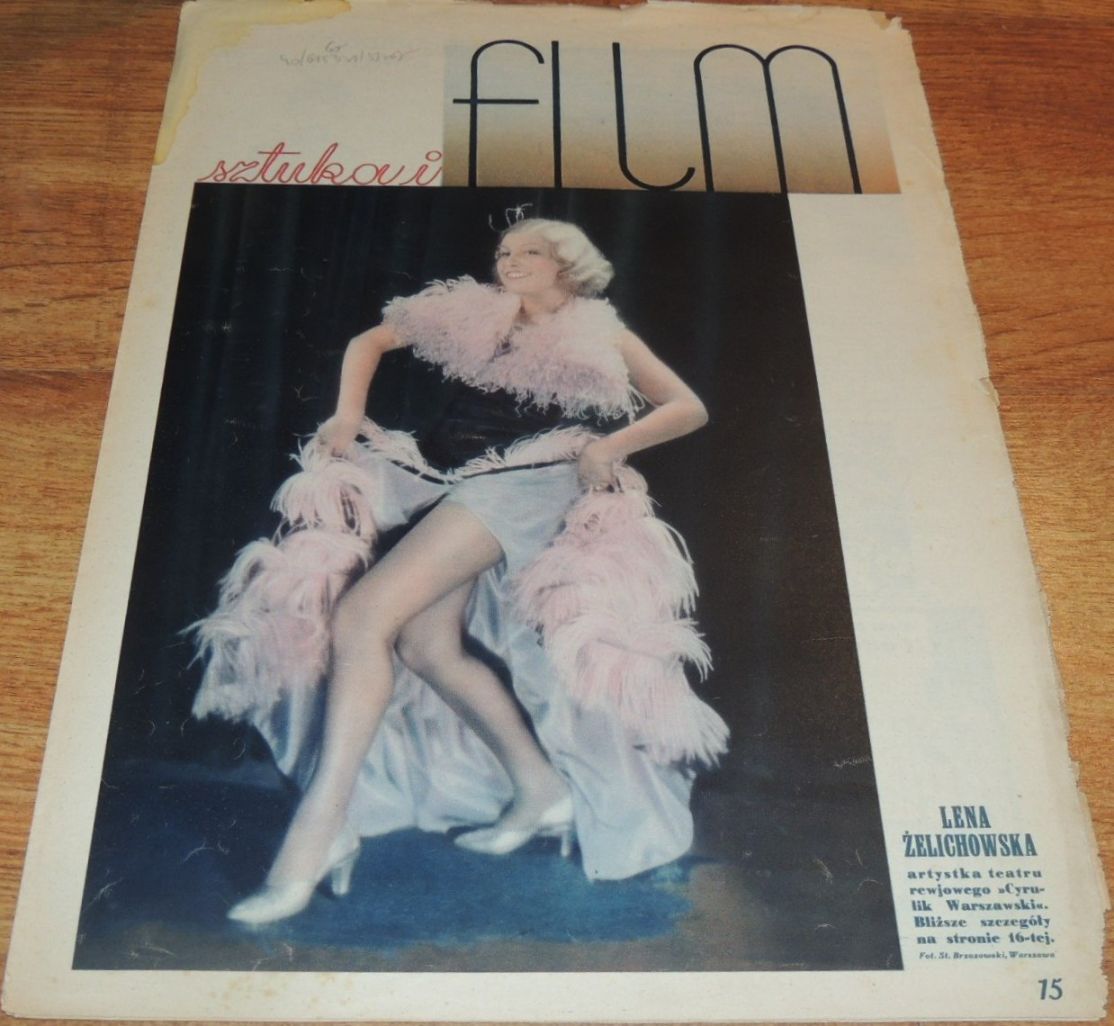 FILM SZTUKA I magazine side cover Issue 39   1935