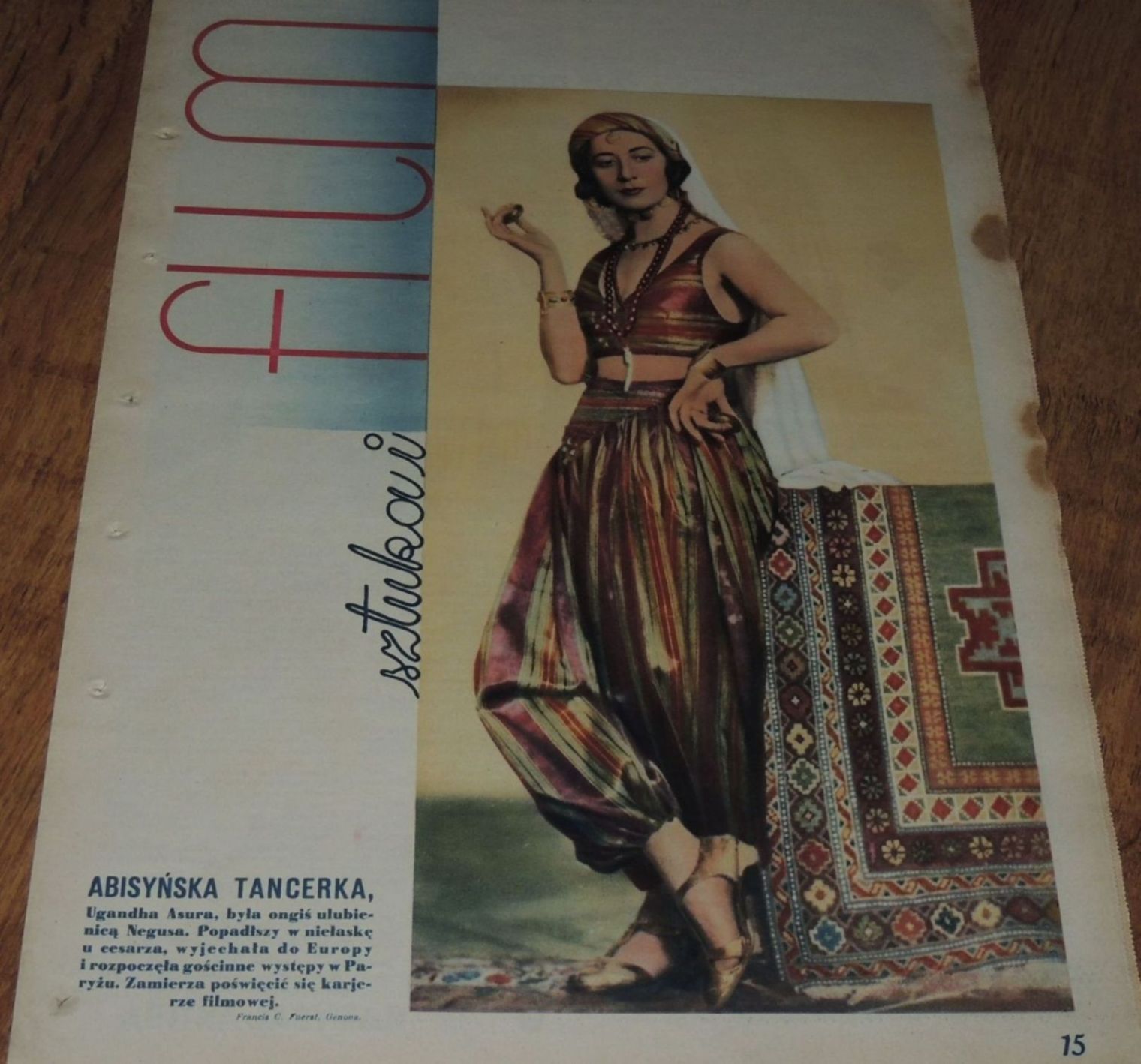 FILM SZTUKA I magazine side cover Issue 42   1935