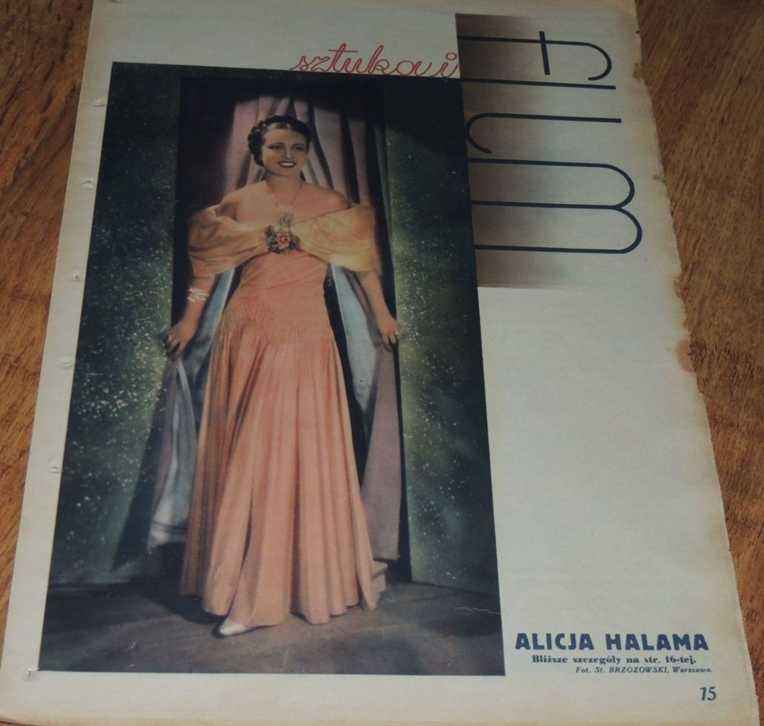 FILM SZTUKA I magazine side cover Issue 45   1935
