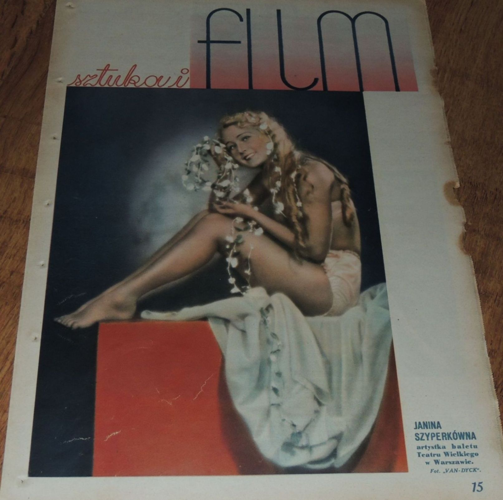 FILM SZTUKA I magazine side cover Issue 49   1935