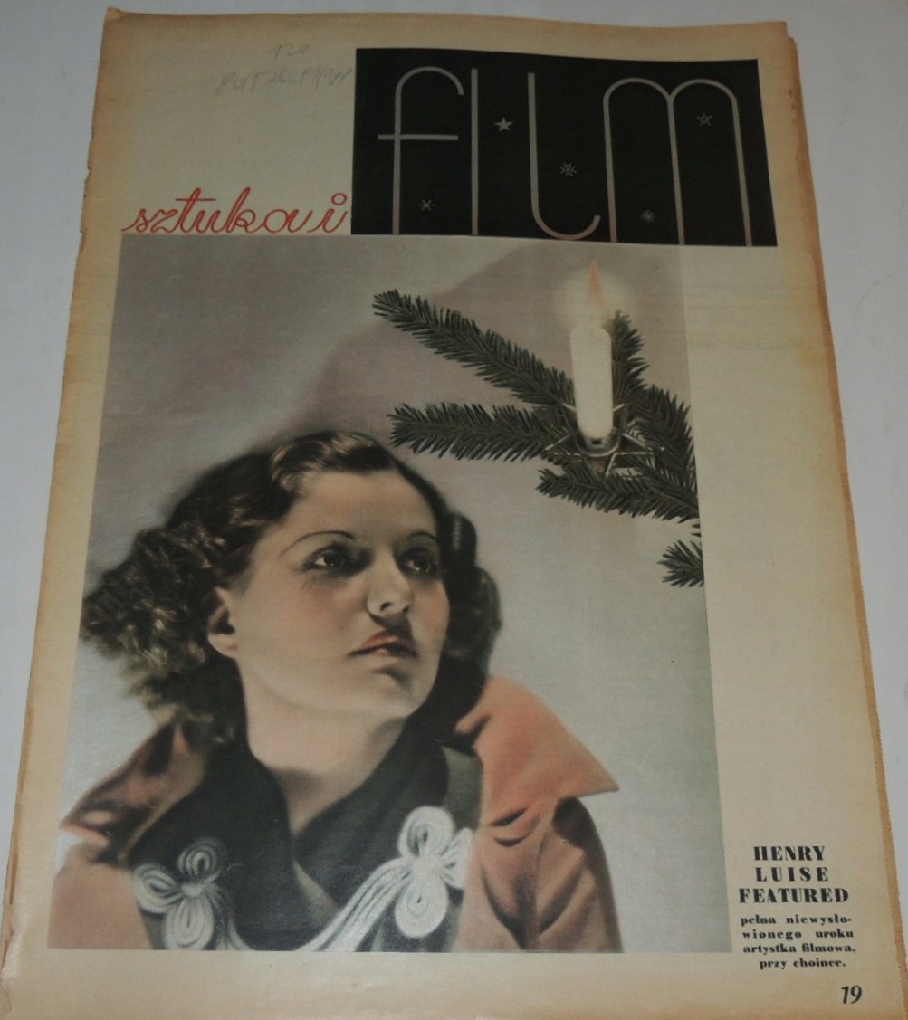 FILM SZTUKA I magazine side cover Issue 51   1935
