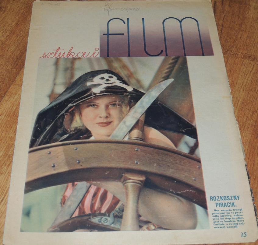 FILM SZTUKA I magazine side cover Issue 6   1935