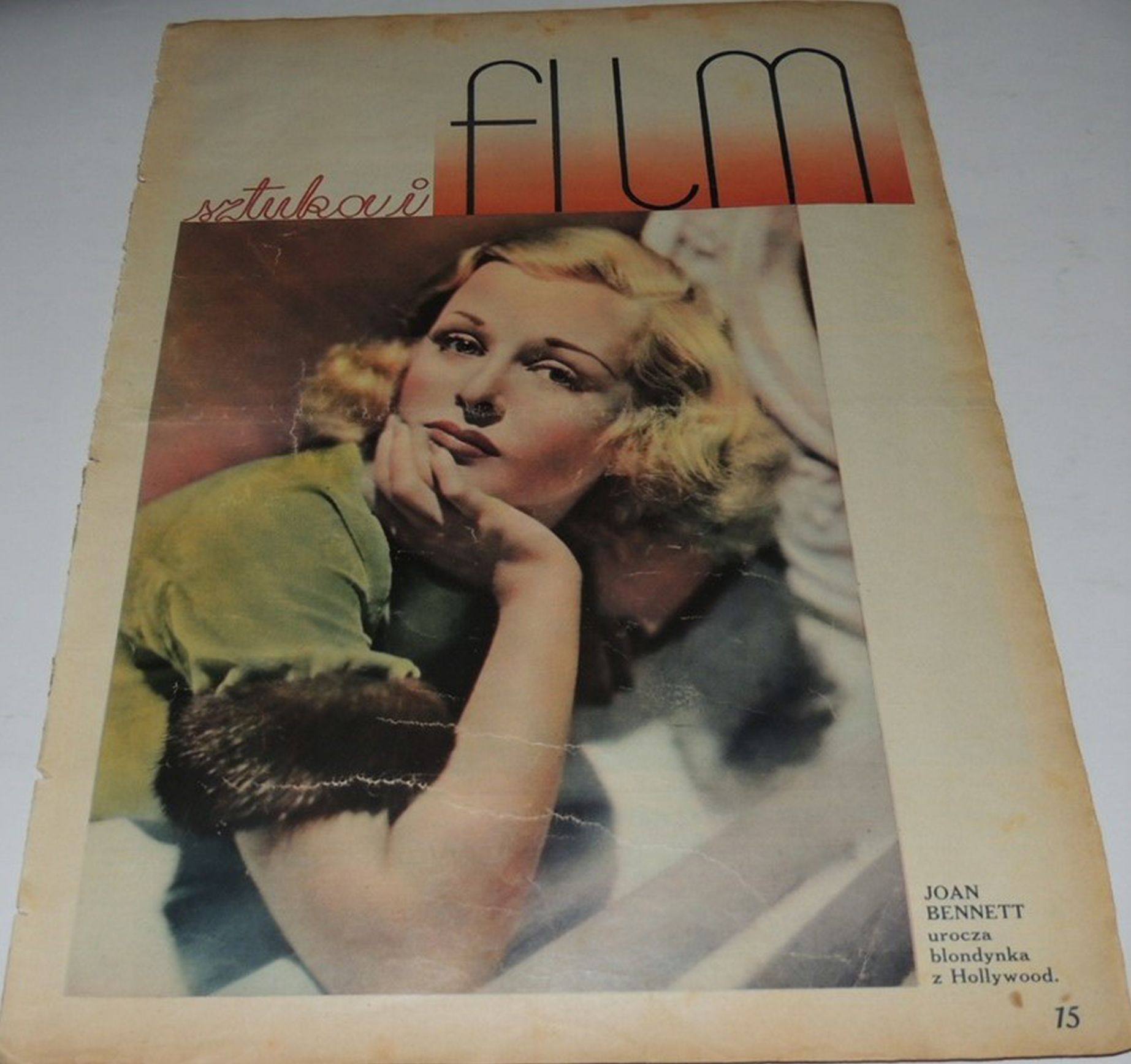 FILM SZTUKA I magazine side cover Issue 24   1936