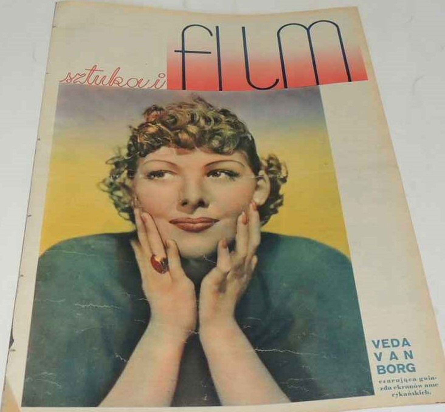 FILM SZTUKA I magazine side cover Issue 32   1936