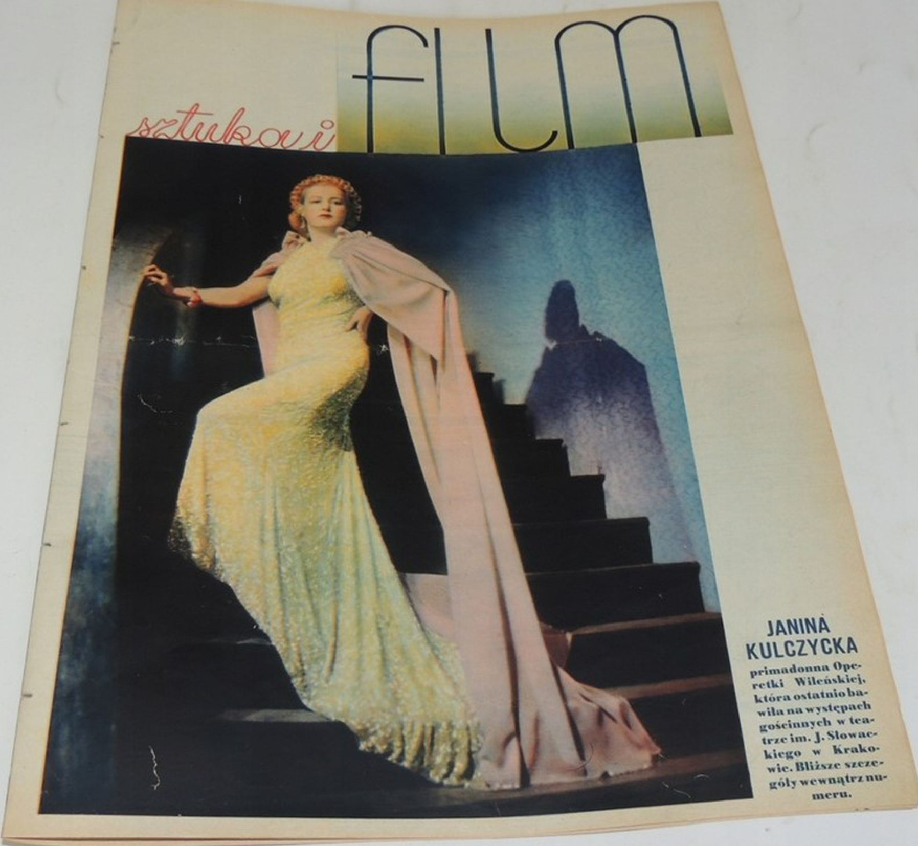 FILM SZTUKA I magazine side cover Issue 33   1936