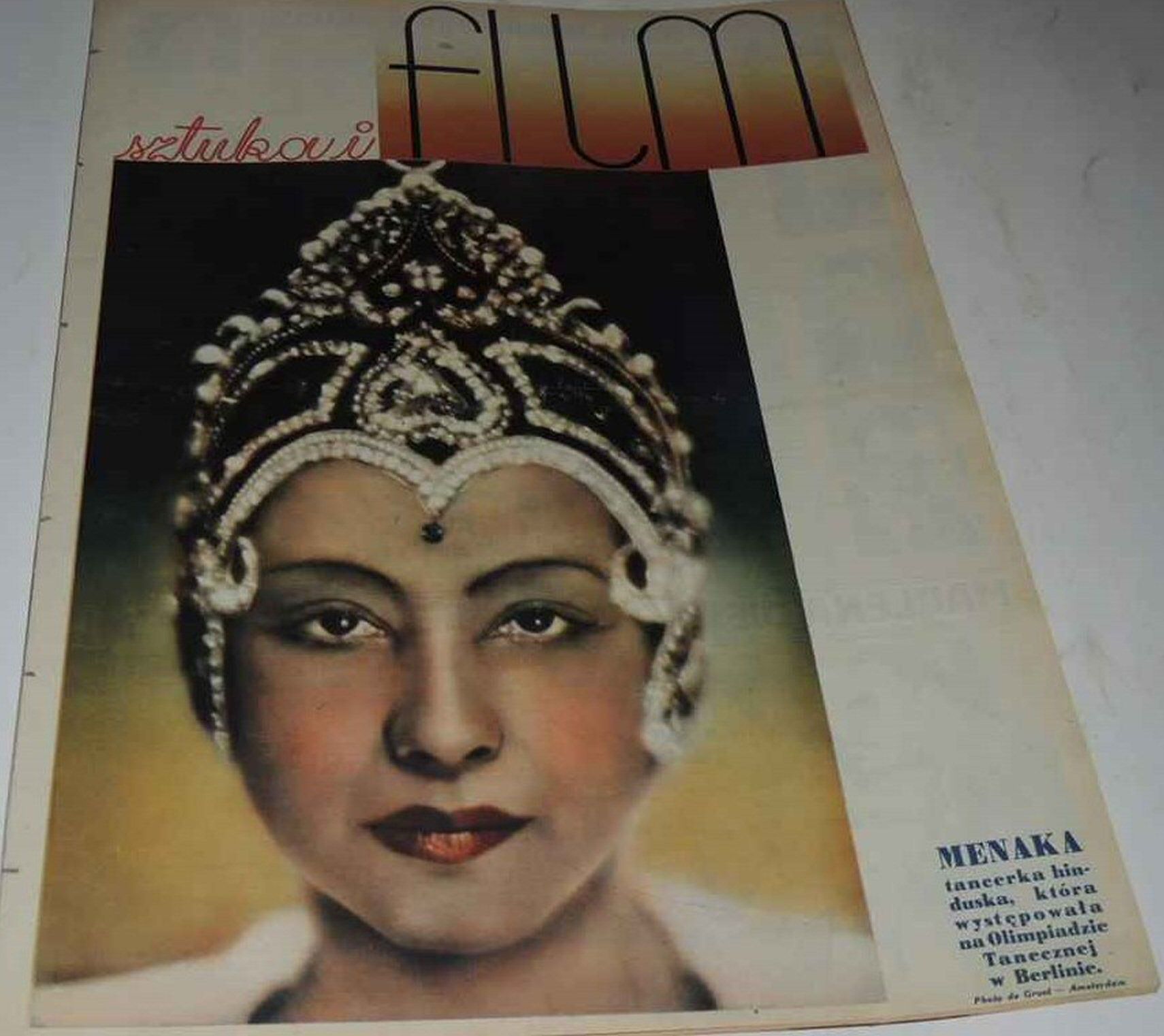 FILM SZTUKA I magazine side cover Issue 37   1936
