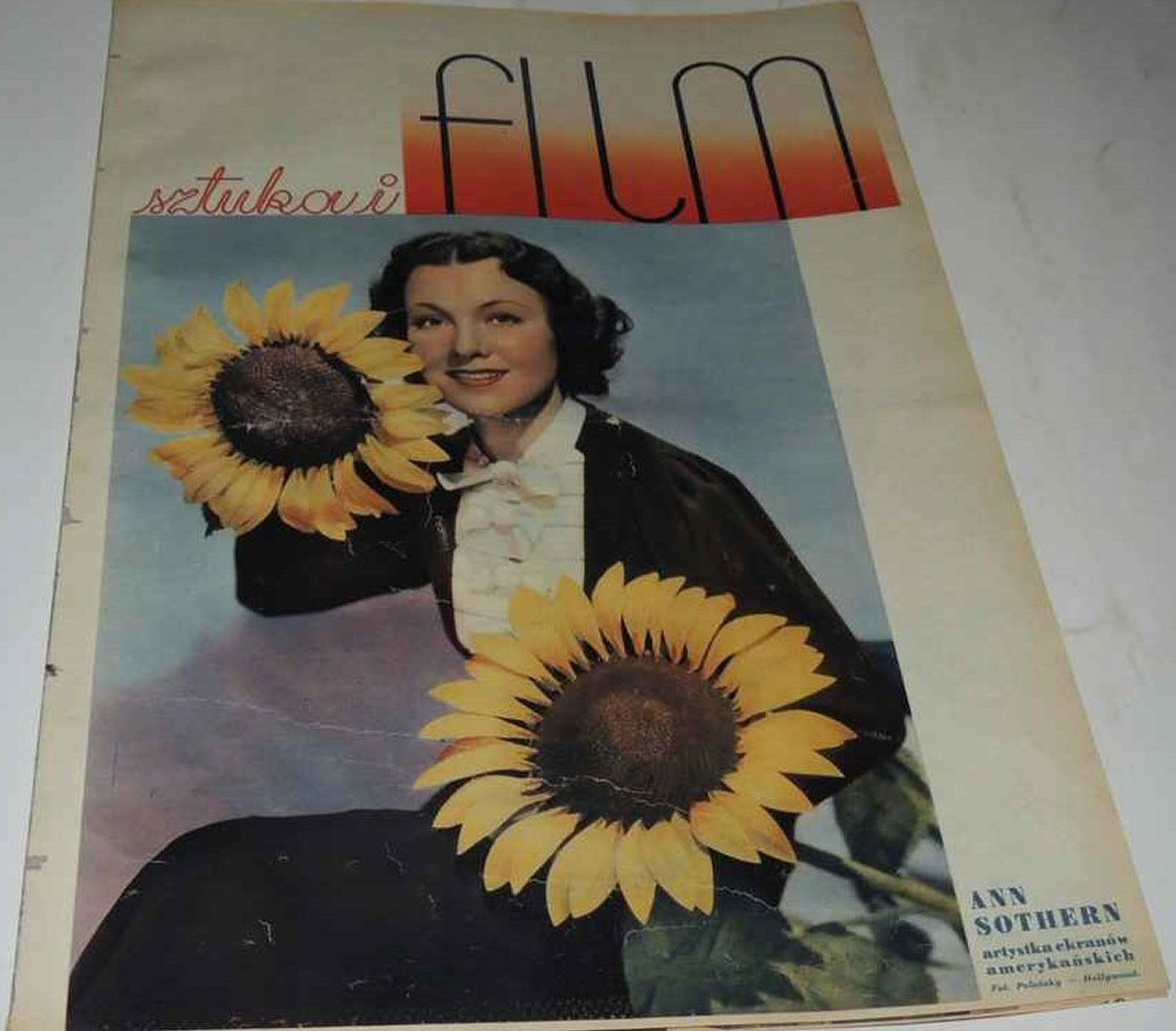 FILM SZTUKA I magazine side cover Issue 38   1936