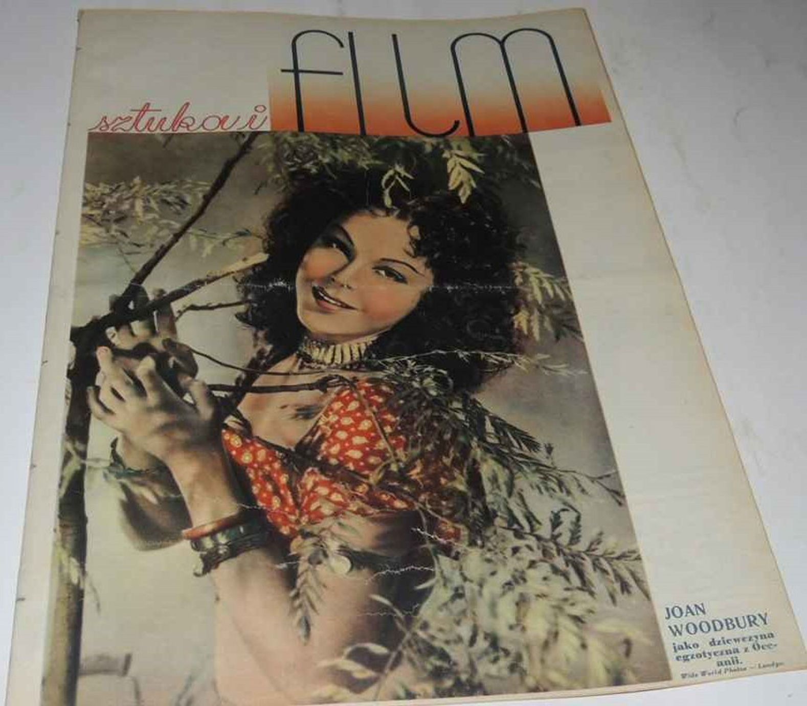 FILM SZTUKA I magazine side cover Issue 39   1936