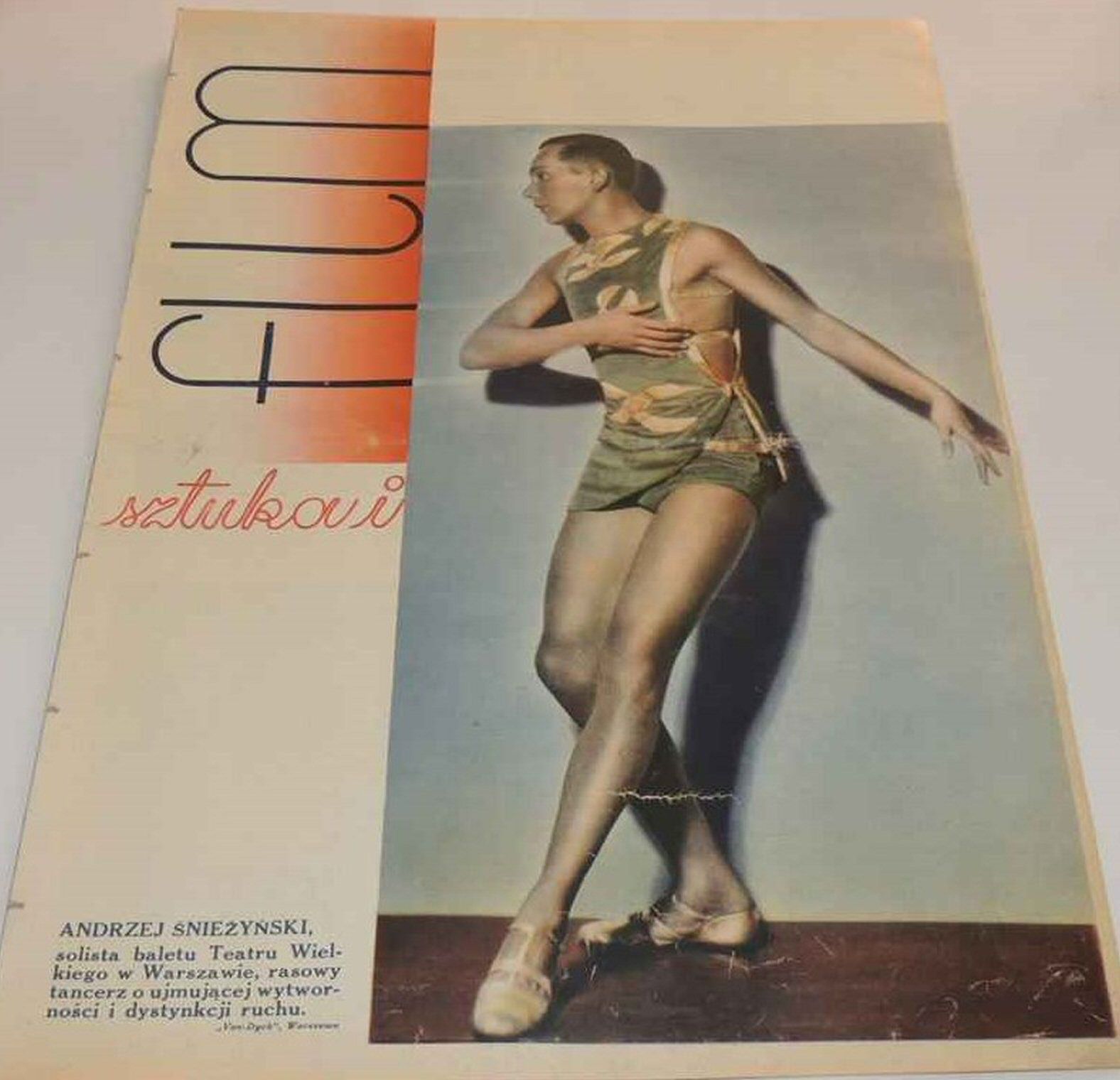 FILM SZTUKA I magazine side cover Issue 43   1936