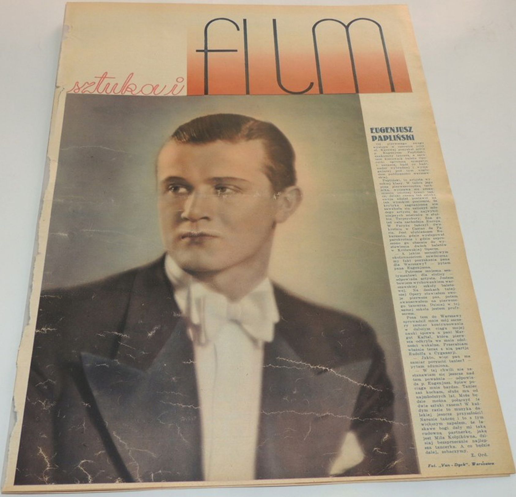 FILM SZTUKA I magazine side cover Issue 51   1936