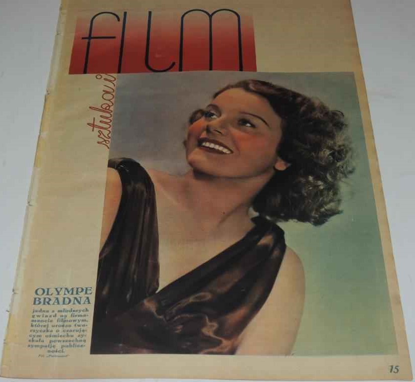 FILM SZTUKA I magazine side cover Issue 1   1938