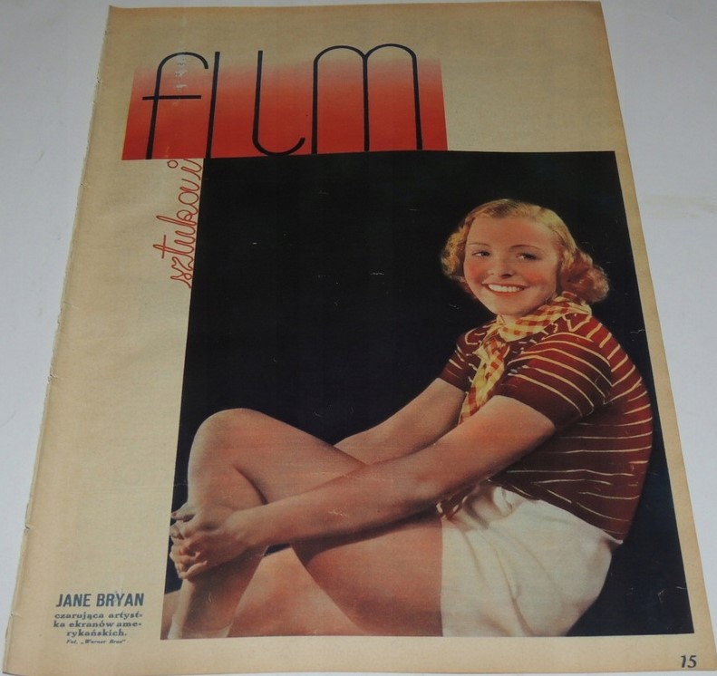 FILM SZTUKA I magazine side cover Issue 2   1938
