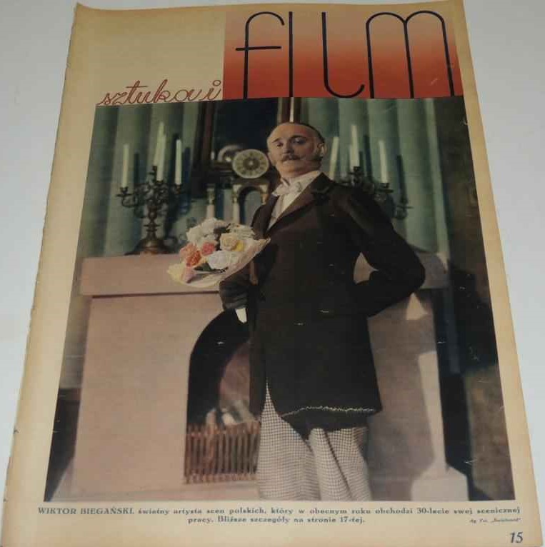 FILM SZTUKA I magazine side cover Issue 10   1938