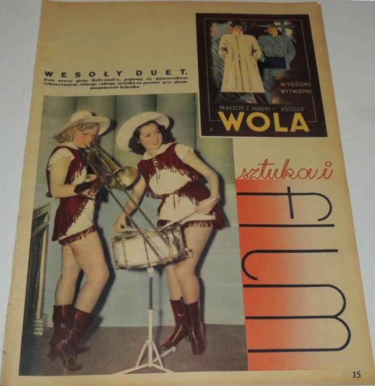 FILM SZTUKA I magazine side cover Issue 19   1938