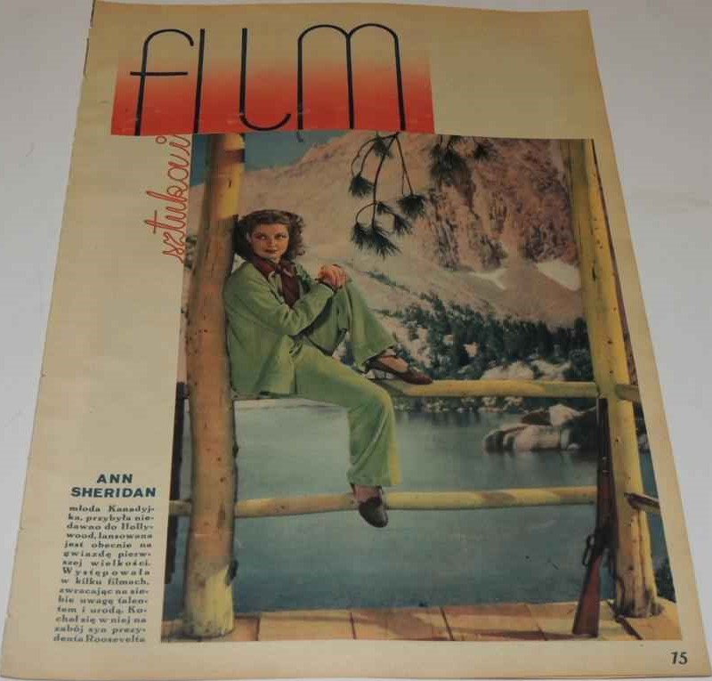 FILM SZTUKA I magazine side cover Issue 23   1938