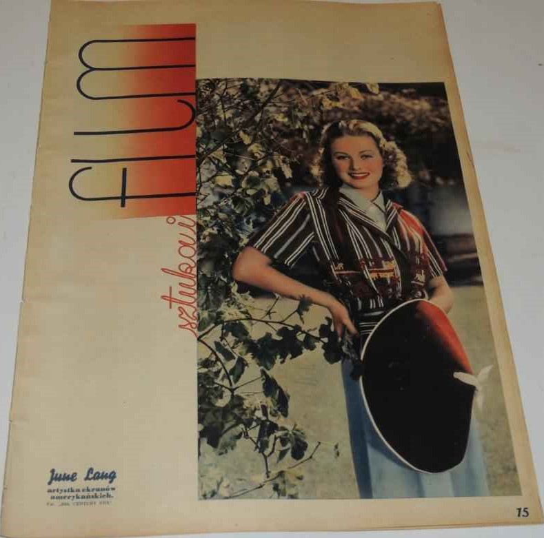 FILM SZTUKA I magazine side cover Issue 24   1938