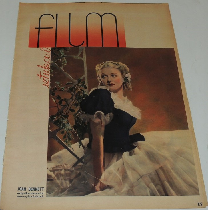 FILM SZTUKA I magazine side cover Issue 27   1938