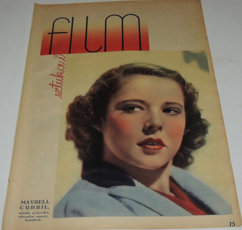 FILM SZTUKA I magazine side cover Issue 3   1938