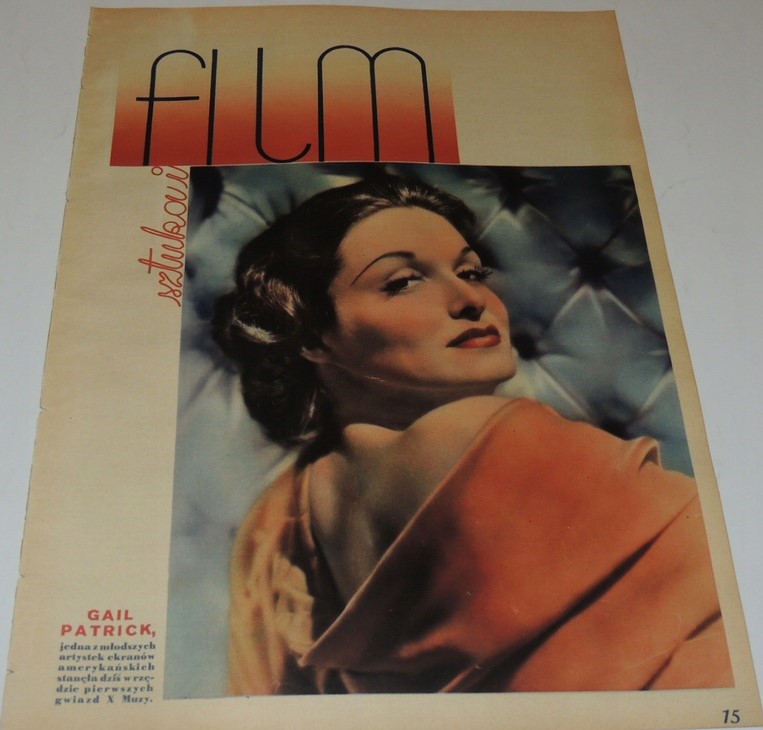 FILM SZTUKA I magazine side cover Issue 32   1938