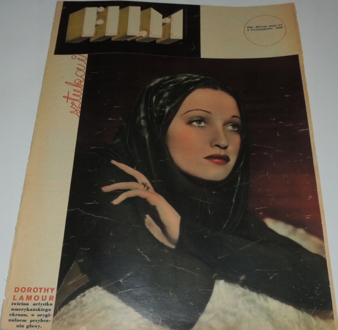 FILM SZTUKA I magazine side cover Issue 41   1938
