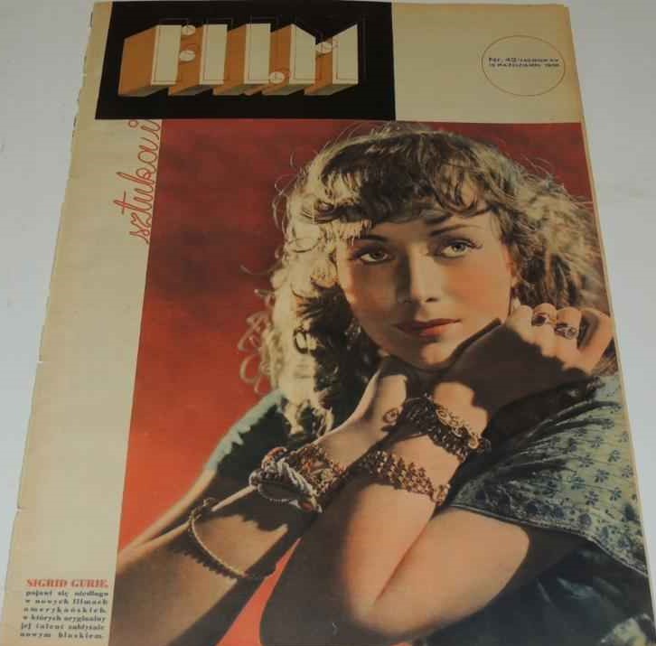 FILM SZTUKA I magazine side cover Issue 42   1938