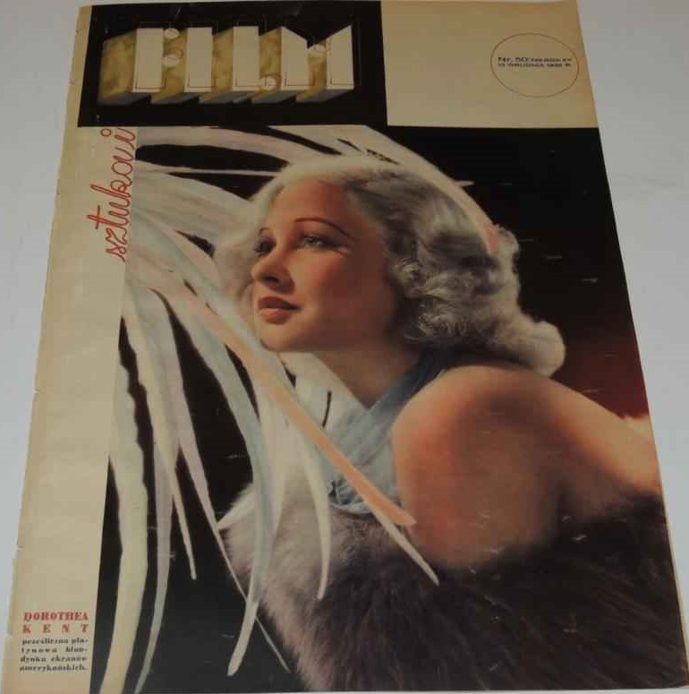 FILM SZTUKA I magazine side cover Issue 50   1938