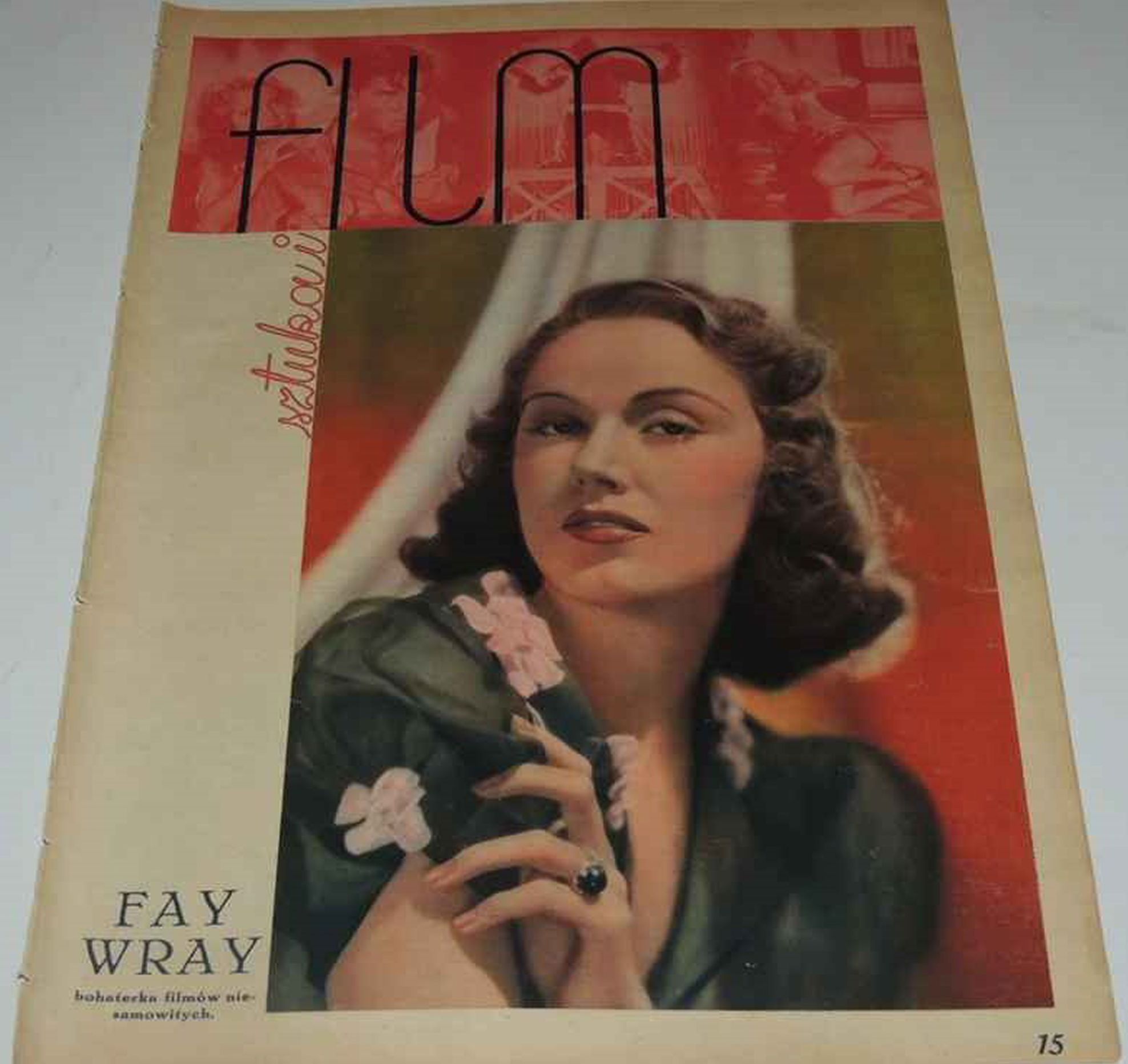 FILM SZTUKA I magazine side cover Issue 6   1938