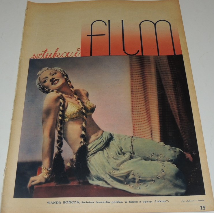 FILM SZTUKA I magazine side cover Issue 9   1938
