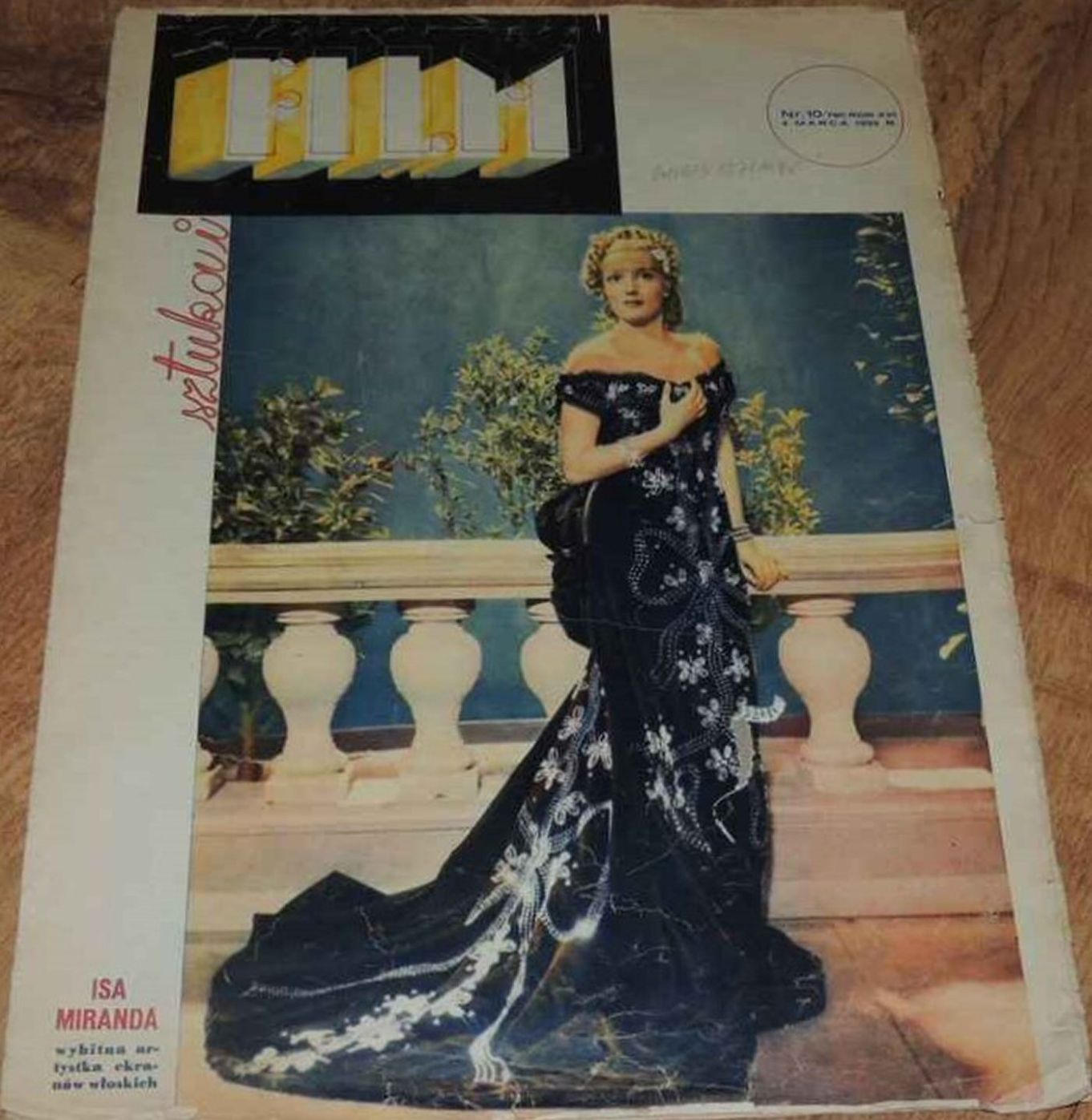FILM SZTUKA I magazine side cover Issue 10   1939