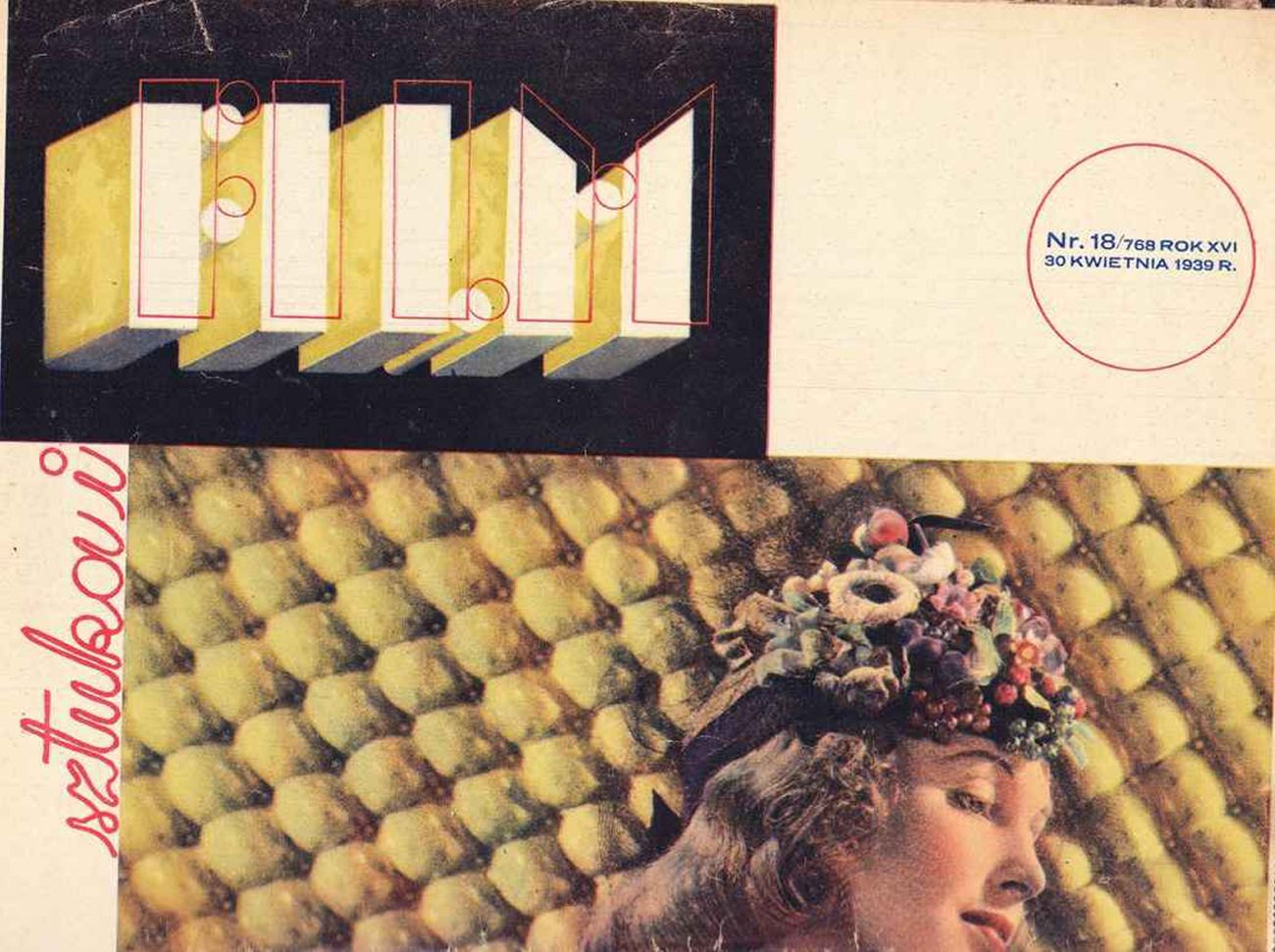 FILM SZTUKA I magazine side cover Issue 18   1939