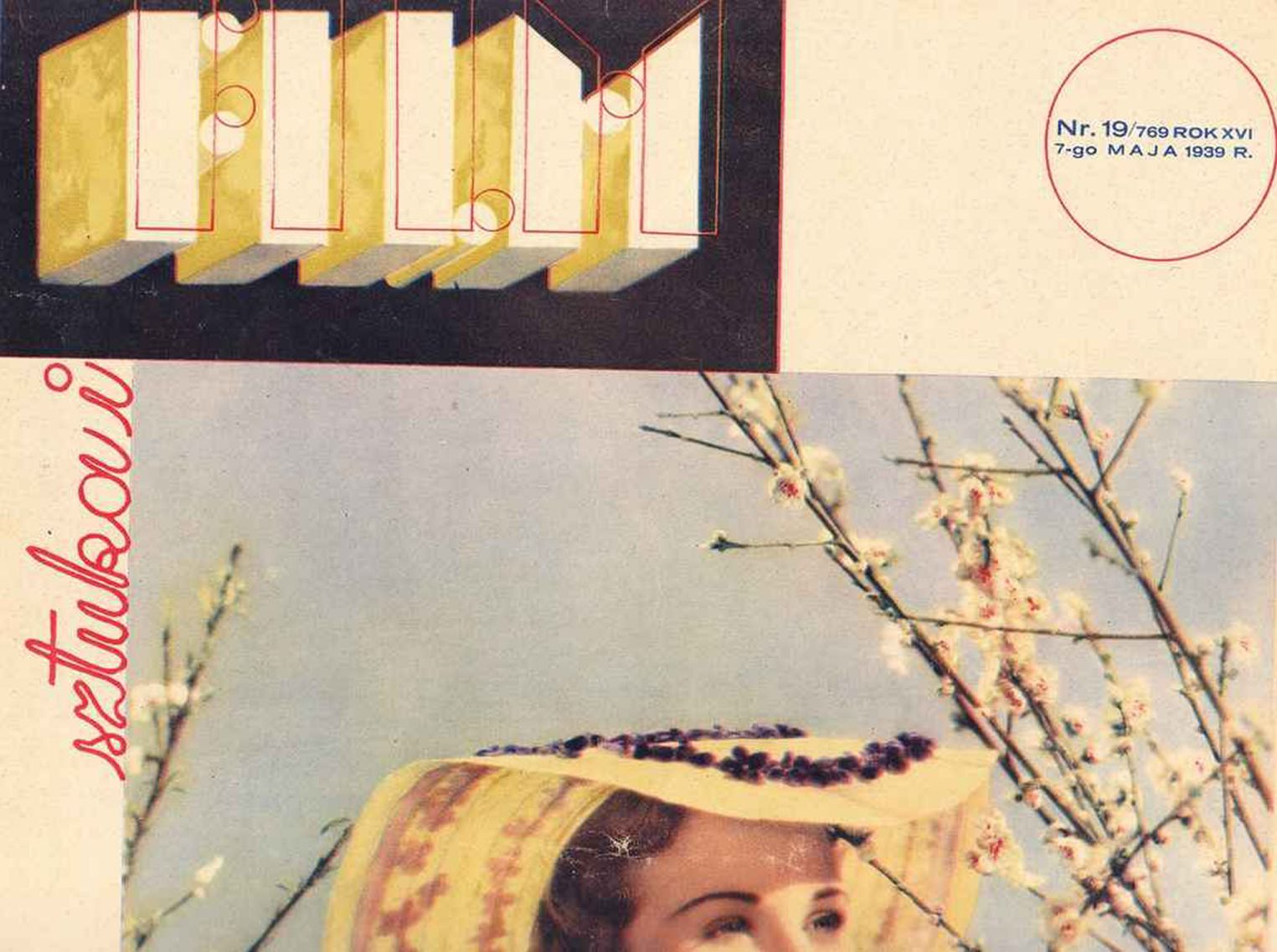 FILM SZTUKA I magazine side cover Issue 19   1939