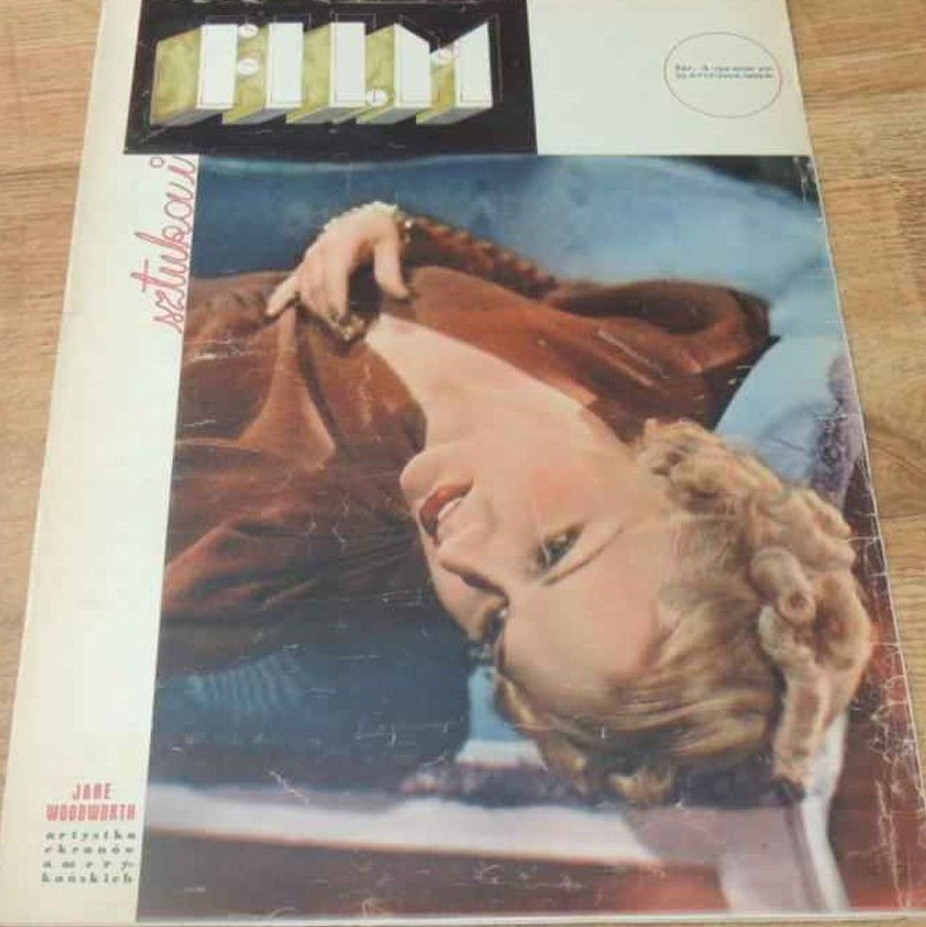 FILM SZTUKA I magazine side cover Issue 4   1939