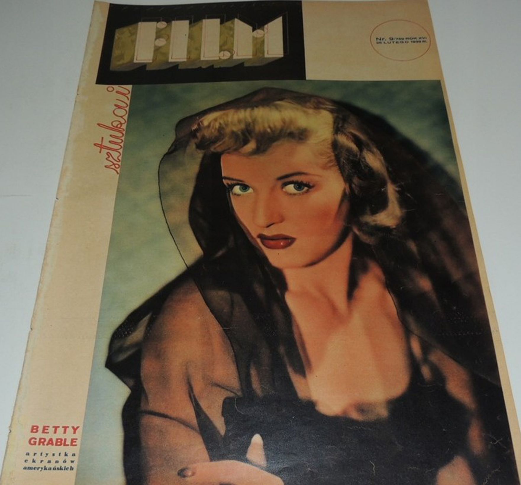 FILM SZTUKA I magazine side cover Issue 9   1939