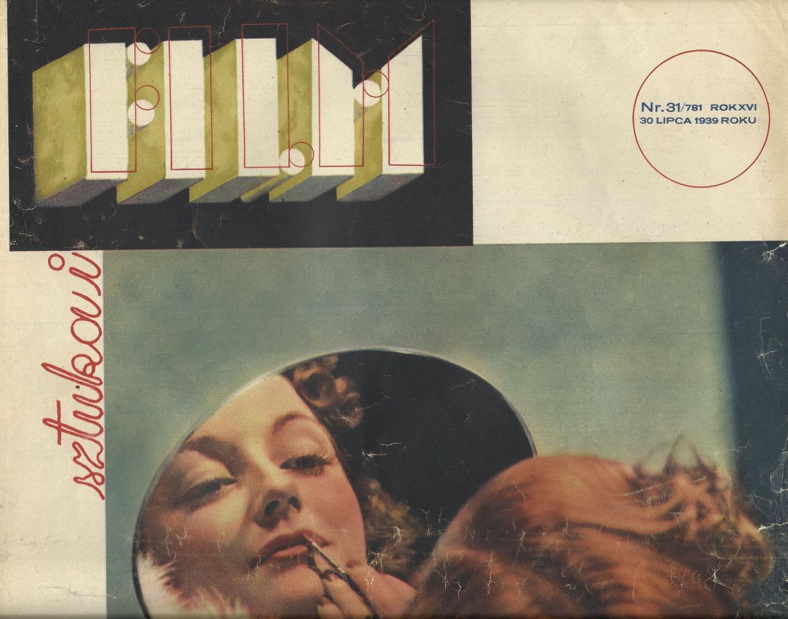 FILM SZTUKA I magazine side cover Issue 31 30 July 1939